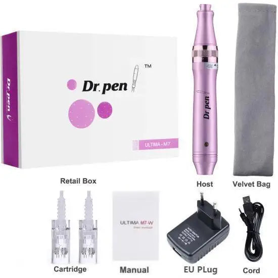 M7 Electric Dr. Pen Wireless Skincare Machine Tattoo Micro Needle Beauty Care Facial Tools Beauty Equipment - Sun Studio
