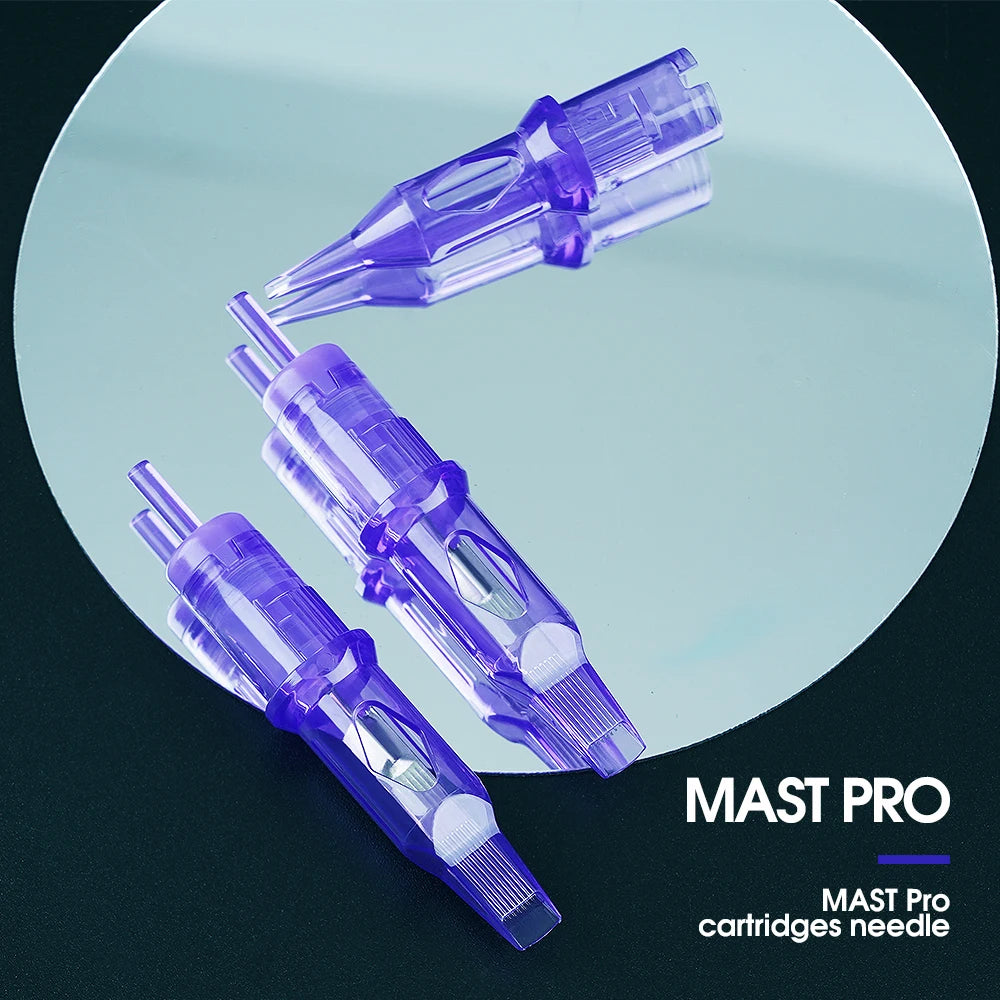 20pcs Mast Pro Tattoo Cartridge Needles RM /M Round Magnum Disposable Permanent Makeup SMP Cartridge Tattoo Needles  Accessories - Sun Studio