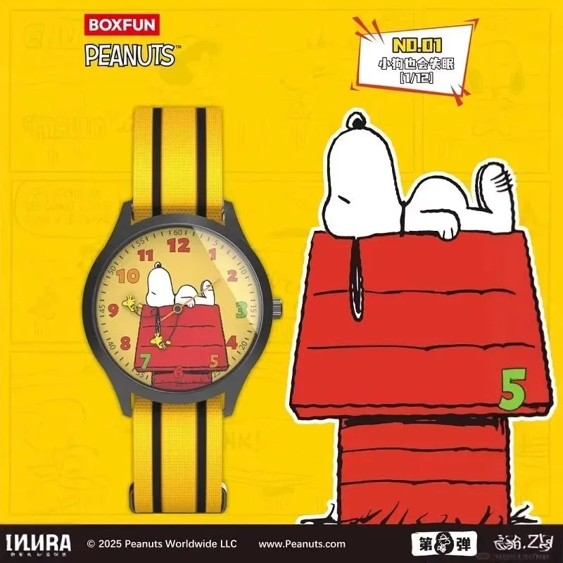 Genuine Maihe And Snoopy Peanuts Watch Blind Box Friends Joint Collection Trendy Peripheral Watches Collect Children'S Gifts - Sun Studio