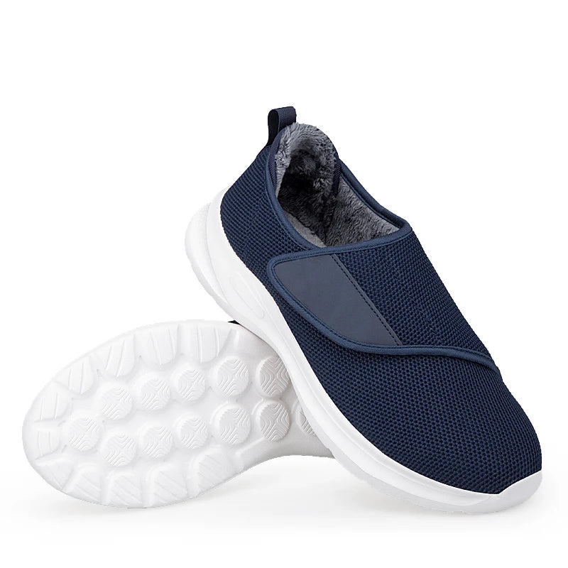 Winter Women Orthopedics Wide Feet Swollen Walking Casual Shoes Thumb Eversion Adjusting Soft Comfortable Diabetic Man Shoes