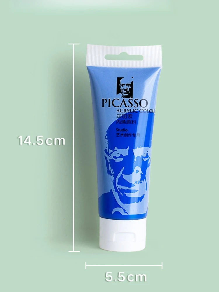 75ml Acrylic Paint Non Toxic Non Fading,Rich Pigments for Painters, Adults for Canvas Wood Clay Fabric Ceramic Craft Supplies - Sun Studio