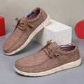 Men Casual Canvas Shoes Mens Loafers Breathable Slip on Flats Male Vulcanized Shoes Driving Shoes Plus Size 47 Walking Sneakers - Sun Studio