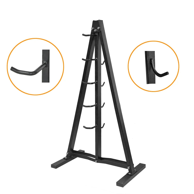 Gym Fitness LAT Pull Down Bar,Storage Rack,Heavy Duty,A-Frame Stand,Support Base for LAT Pulldown Attachments,LAT Bar - Sun Studio