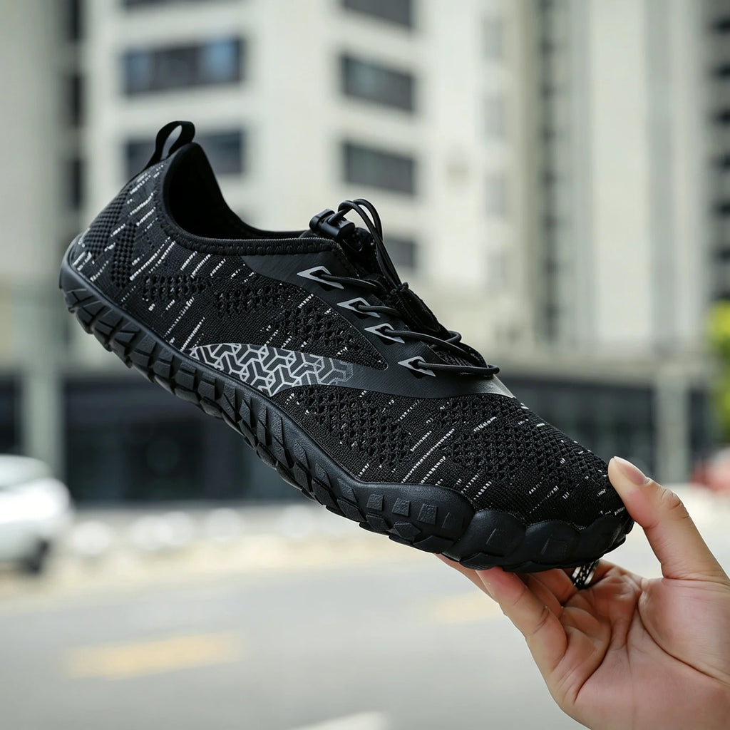 Wide Toe Zero Barefoot Shoes Mens Minimalist Water Shoes Breathable for Walking Rock Climbing Wrestling Trail Running Sneakers - Sun Studio