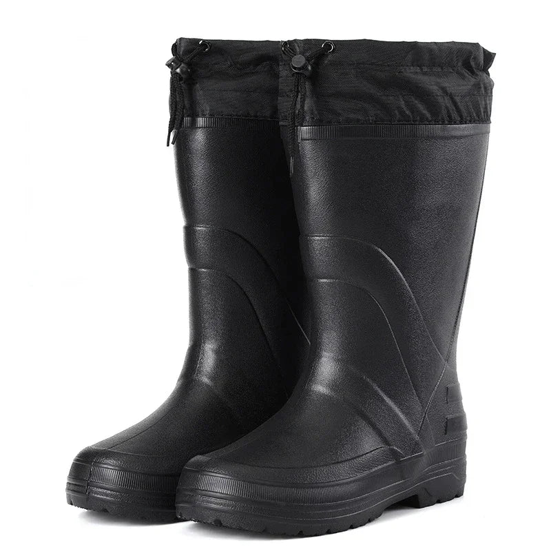2025 New Men Rain Boots High Quality EVA Waterproof Shoes Men Platform Snow Boots Outdoor Non-slip Fishing Shoes Men Rain Shoes - Sun Studio