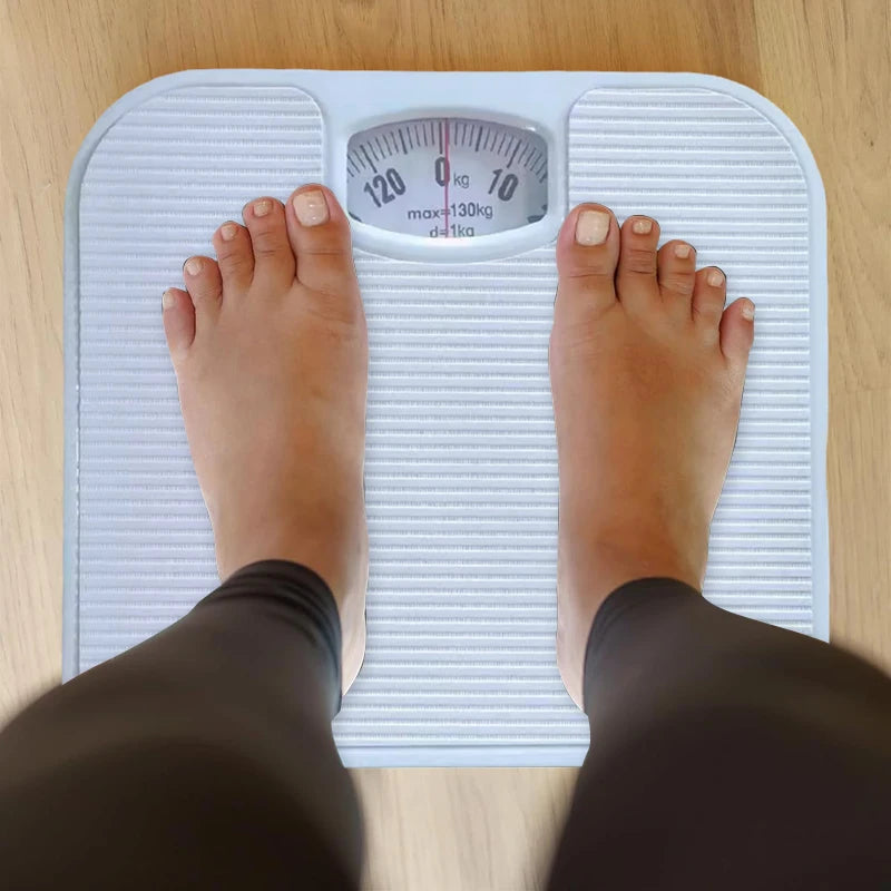 Weighing Scale Mechanical Body Weight Home Portable Precision Durable Body Scale Non-Slip Leather Pad Bathroom Waterproof - Sun Studio