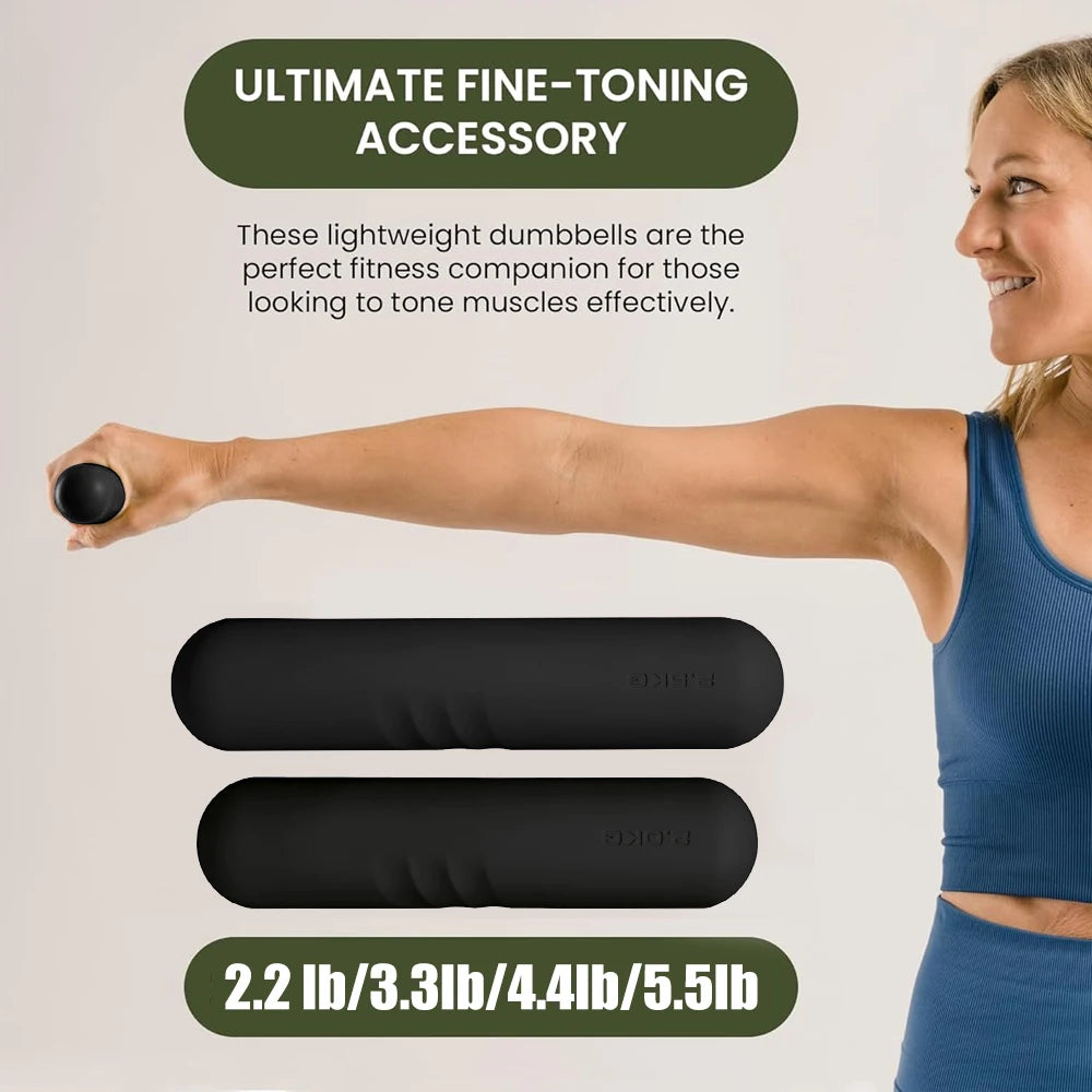 1Pcs Dumbbell Hand Weight Bars,1/1.5/2/2.5kg Dumbbells for Walking,Workout,Pilates,Strength Training, Gym,RunningYoga,Dance - Sun Studio