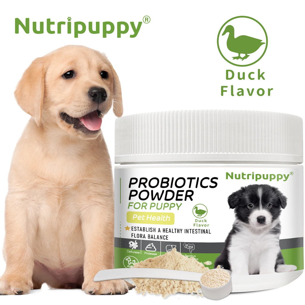 Dog Probiotic Powder Supplement - Supports Digestive Health&Relieves Diarrhea,Boosts Immune System for Puppy Adult Senior Dogs - Sun Studio