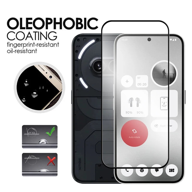 For Nothing Phone 2a Glass Nothing Phone 2a Tempered Glass 2.5D Full Cover Glue HD Screen Protector For Nothing Phone (2a) Film - Sun Studio