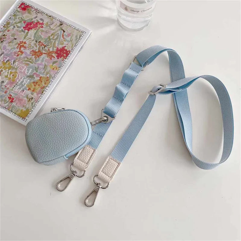 Stylish Mobile Phone Strap Zippered Pocket Anti-drop Phone Case Zippered Lanyard Wallet Adjustable Crossbody Wallet Long Lanyard - Sun Studio