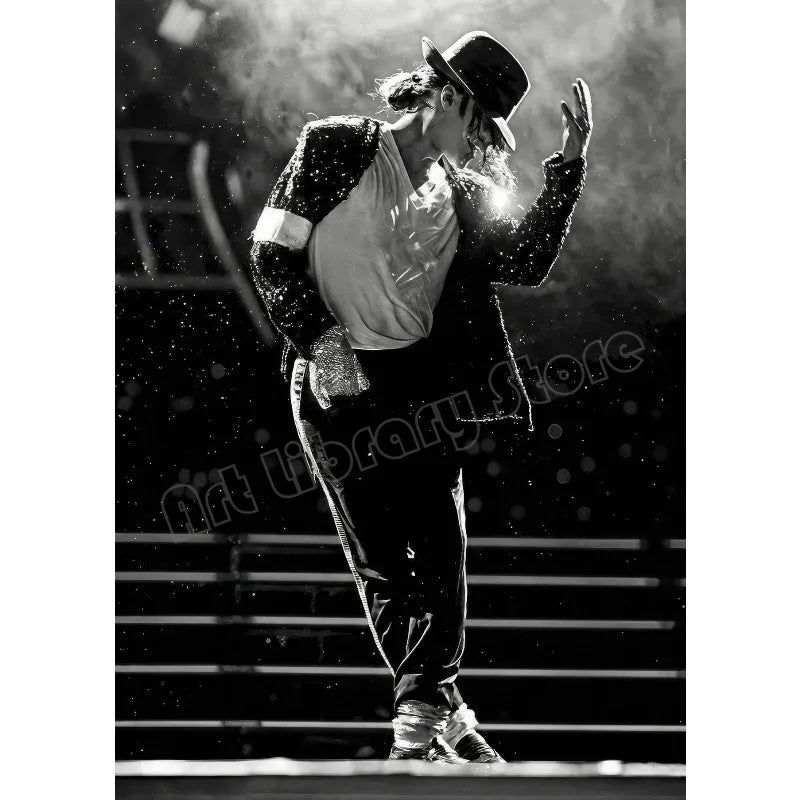Michael 2026 Movie Biopic Michael-Jackson Style Dance Photography Poster Canvas Painting Wall Art Pictures Home Decor Gift - Sun Studio
