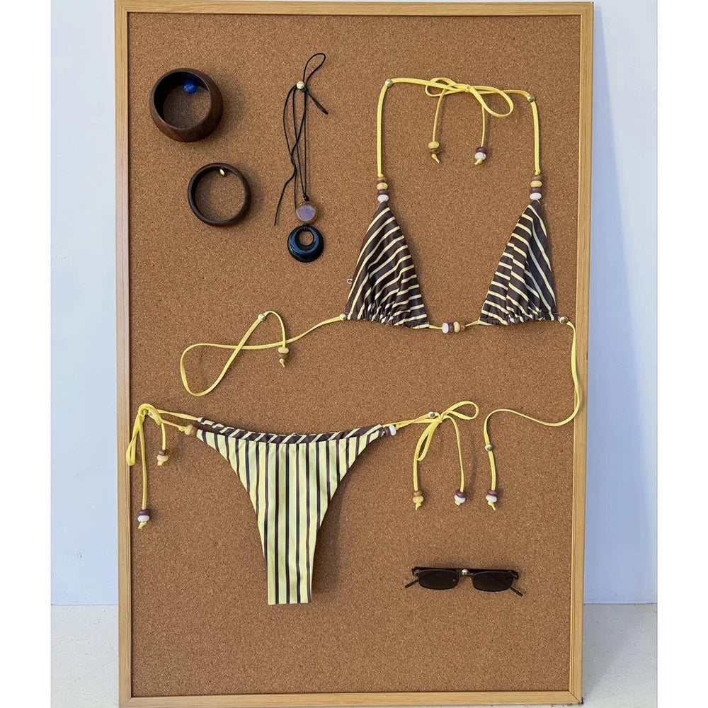 Micro Bikinis 2026 Sexy Women Swimsuit Push Up Swimwear Print Bikini Set Biquini Bathing Suit Swimming Suit Beachwear Female - Sun Studio