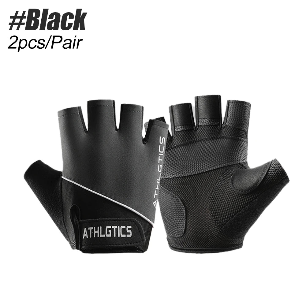 Gym Gloves for Men Women Fitness Weight Lifting Wristband Gloves Body Building Training Sports Exercise Cycling Glove Shockproof - Sun Studio