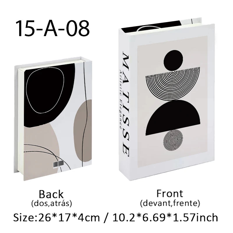 Matisse Fake Books For Decoration Storage Box Abstract Coffee Table Books Luxury Bedroom Decorative Book Bauhaus Boho Home Decor