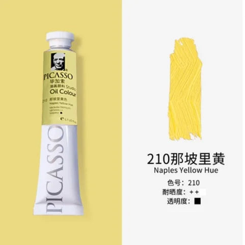 50/170ML Oil Painting Pigment for Beginners and Students Majoring In Fine Art Painting Creation Light-resistant Delicate Pigment