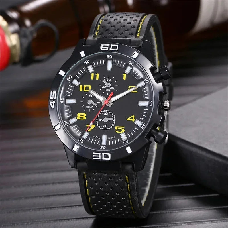 Fashion Date Quartz Men Watches Top Brand Luxury Male Clock Chronograph Sport Mens Wrist Watch Hodinky Relogio Masculino - Sun Studio