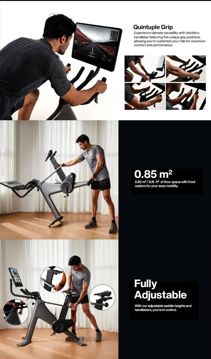 Indoor Trainer Bike Home Gym Fitness Exercise Stationary Indoor Cycling Spin Workout Bike - Sun Studio
