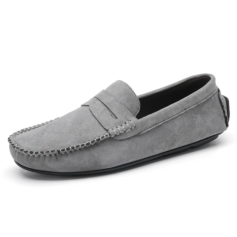 Trend Suede Men Casual Shoes Breathable Comfort Slip-on Mens Driving Shoes Fashion Men Lazy Shoes Luxury Brand Loafers Moccasins