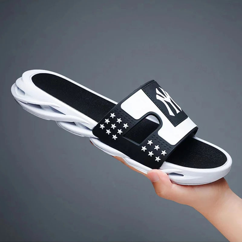 Summer Sandals Slippers Men Beach Outdoor Non-Slip Fashion Flip-Flops Brand Sports Street Wear Casual Shoes Ciabatte Uomo Trend - Sun Studio