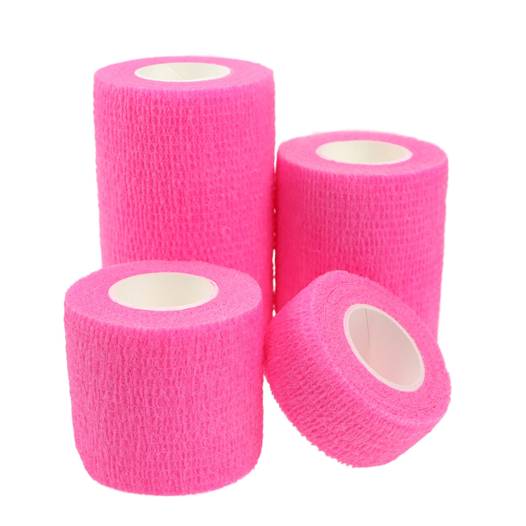 24 Pieces Elastic Bandage Tapes Athletic Tape Elastoplast Sports Recovery Strapping Gym Waterproof Muscle Relief Finger Ankle - Sun Studio