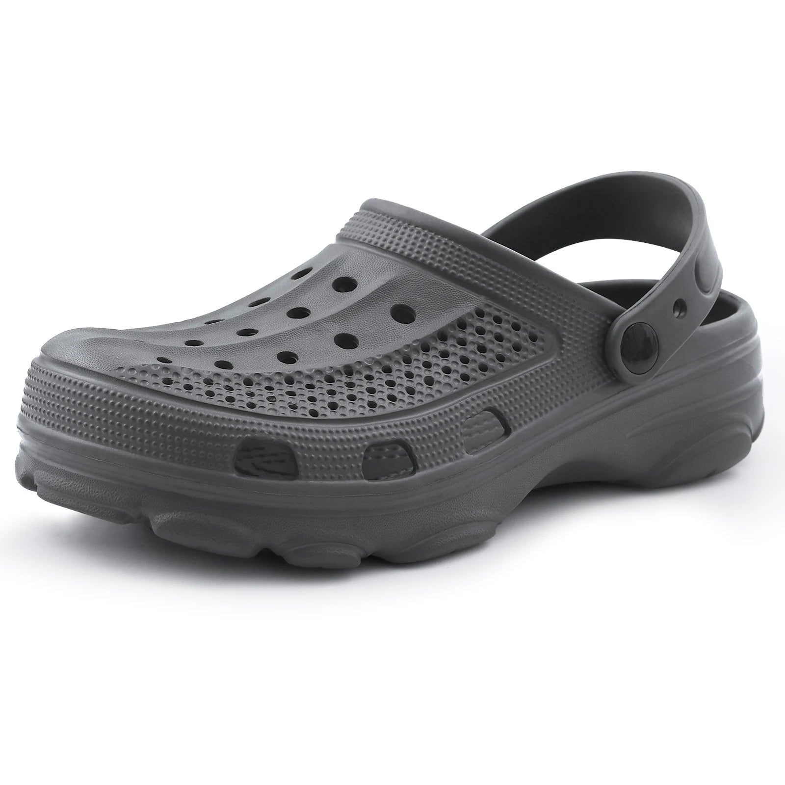 Eyriphy Men Slippers Garden Shoes Breathable Hole Slippers Outdoor Fishing Shoes Non-Slips Kitchen Slippers EVA Sole Men Sandals