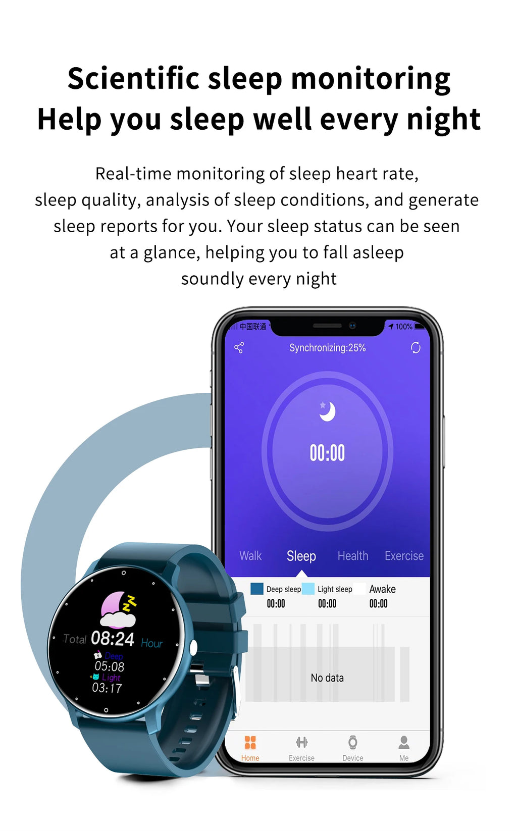 LIGE New Smart Watch Men Sports Fitness Watches Heart Rate Full Touch Screen Bluetooth Call 2026 New Ultra Light Smartwatch Men - Sun Studio