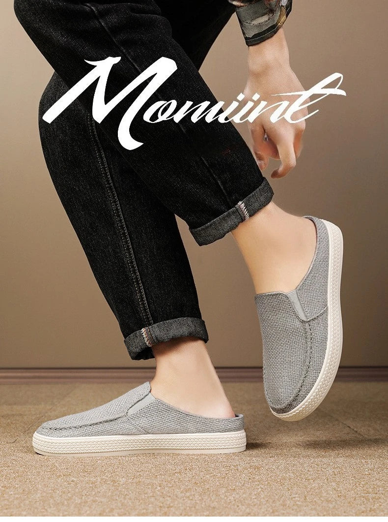 Half Slipper Man Shoes Summer Breathable Casual Comfortable Wearing Outside Slippers At Home Men's Shoes Free Shipping Shoes - Sun Studio