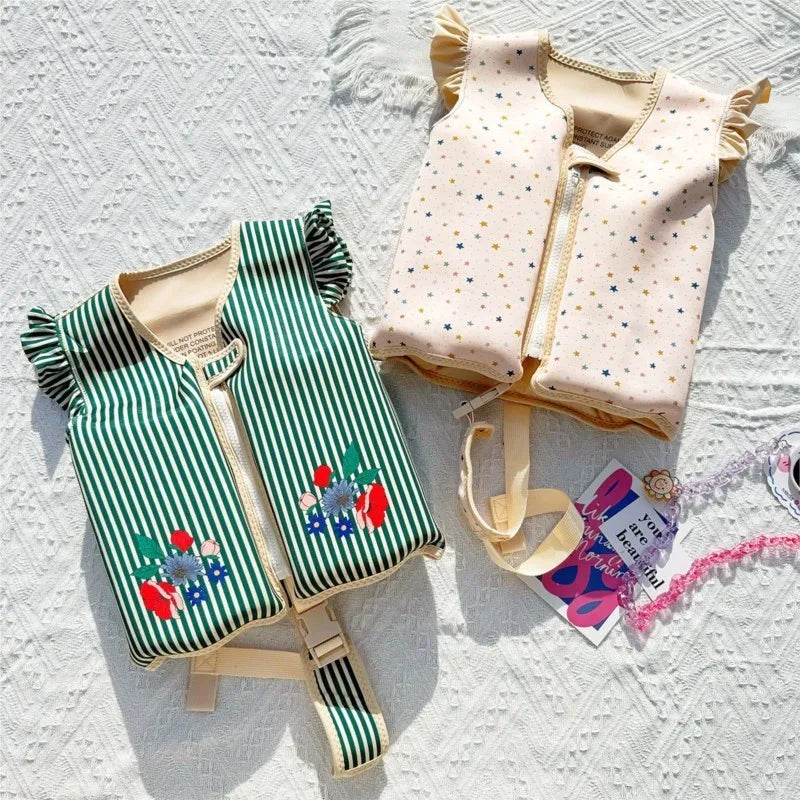 Baby Boy Girl Float Swimsuit Toddler Child Foam Safety Swimming Training Vest Summer Kid Swimming Clothing Swim Bath Pool 2-8Y - Sun Studio
