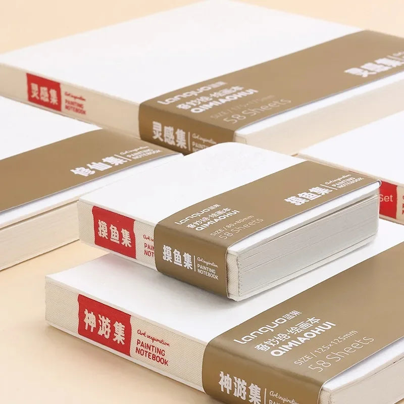 Multiple Specificacations WaterColor Sketchbook 58 Sheet Thickening 200g Drawing Notebook for Drawing Painting Book Art Supplies - Sun Studio