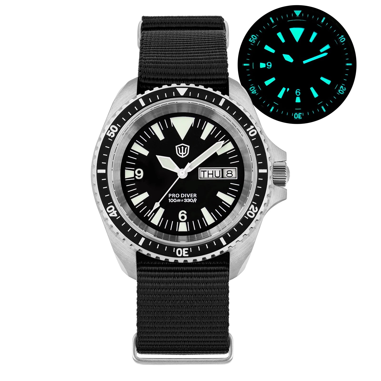 Watchdives WD1980 V3 Luxury Watch VH31 Scanning Quartz Movement AR Coating Sapphire Glass 10Bar Waterproof Men's Watches - Sun Studio