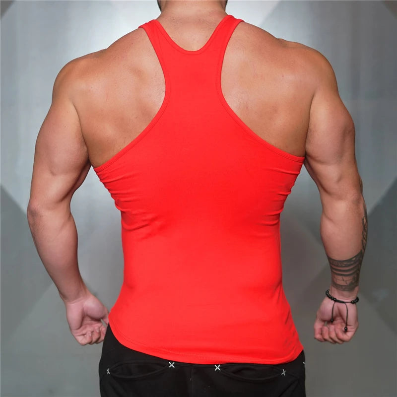 Gym Bodybuilding Muscle Shirts Summer Sleeveless Cotton Breathable Tank Tops Mens Fitness Sport Irregular Hem Hip Hop Singlets - Sun Studio