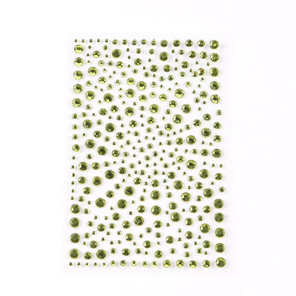 Face Decorations Rhinestone Stickers for Music Festival Halloween Party Mobile Crystal Sticker Women Girls DIY Diamond Stickers