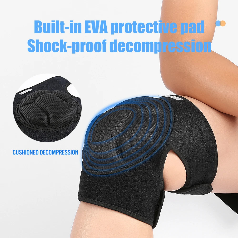1pcs Sports Anti-collision Sponge Anti-fall Knee Pads Football Basketball Fitness Roller Skating Protective Gear Anti-fall - Sun Studio