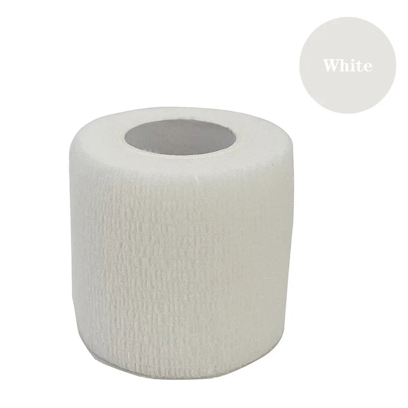 1/6pcs 5cmx4.8m Disposable Tattoo Bandage Sport Wrap Tape Self Adhesive Elastic Bandage Colors Tape Tattoo Accessories