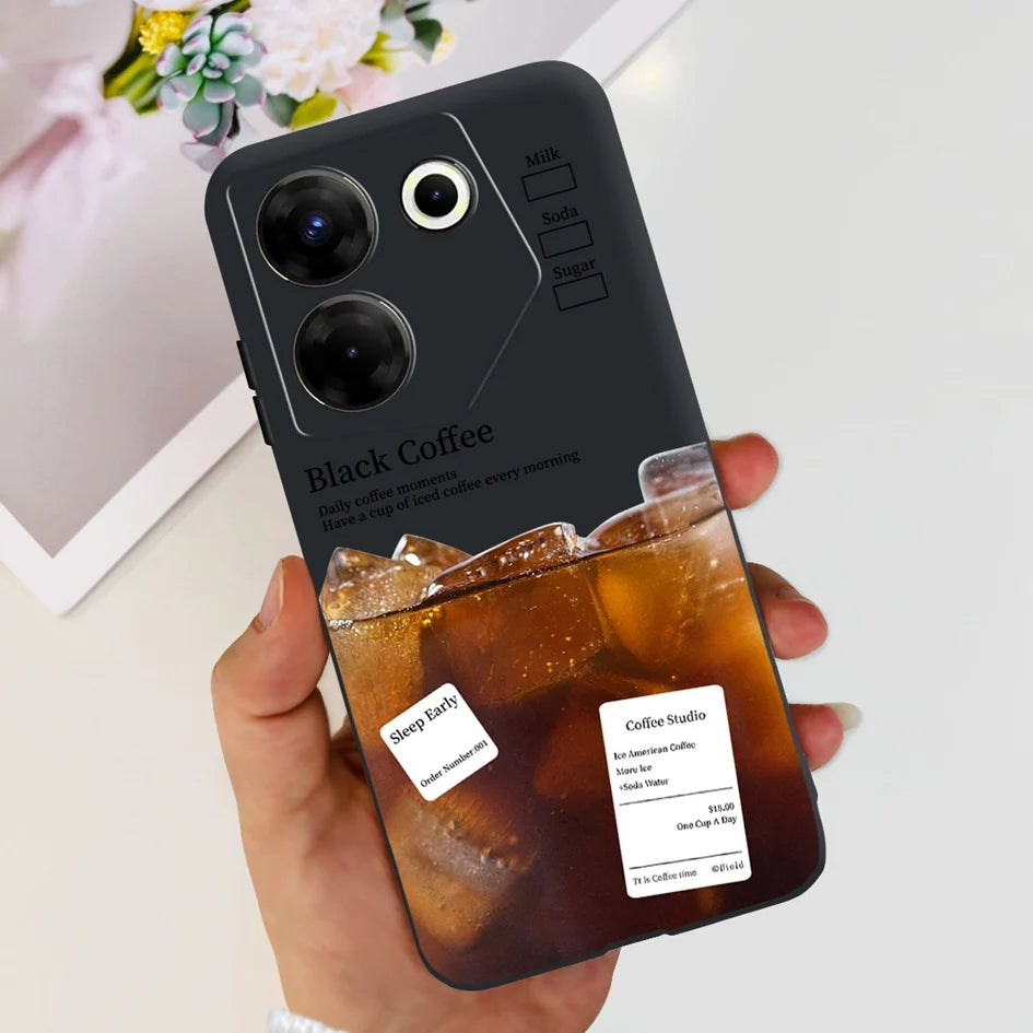 For Tecno Camon 20 Pro 5G Case 2023 Cute Love Heart Football Slim Cover Soft Silicone Funda For Tecno Camon20 Pro 5G CK8n Bumper - Sun Studio