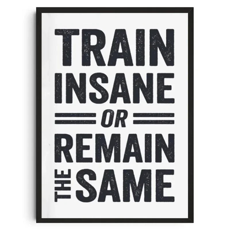 Gym Wall Art Poster Gym Inspirational Poster Home Gym Wall Decoration Gym Slogan Canvas Printing Decorative Painting Frameless - Sun Studio