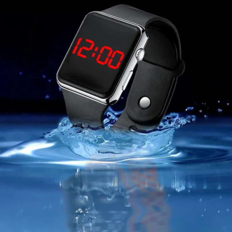 Digital Watches Men Women Electronic Square LED Sport Wristwatch Fashion Casual Simple Silicone Female Clock Reloj Para Mujer - Sun Studio