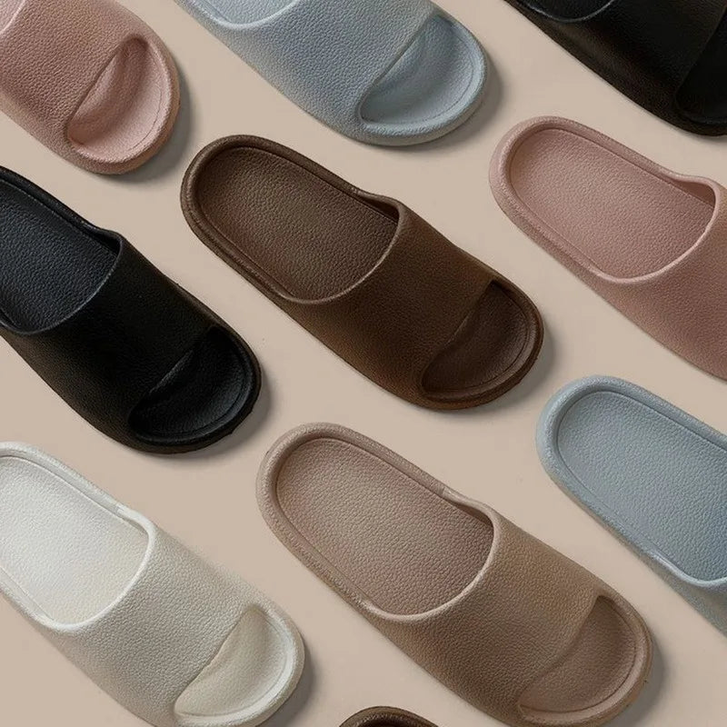 Summer NEW Slippers For Men Women Eva Soft Bottom Slippers Indoor House Slides Flat Sandals Outdoor Beach Shoes Man Flip Flops - Sun Studio