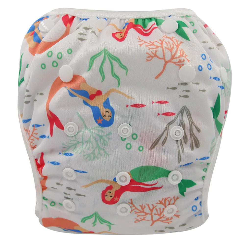 Swimming Diapers For Infants Baby Cloth Diaper Swimsuit Baby Swim Suit Children Swimwear Swimming Trunks For Girls Baby Badpak - Sun Studio