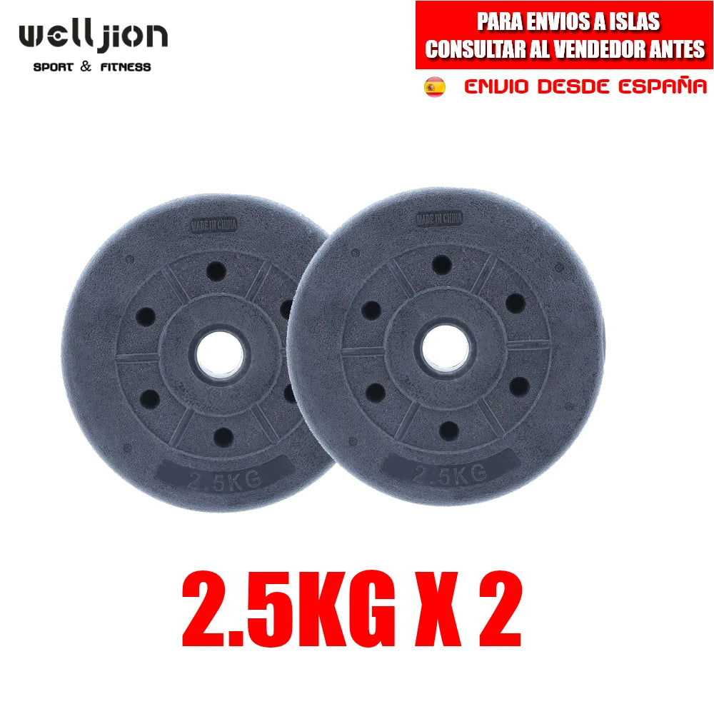 Weight Bars for Bodybuilding Training, 2.5-15 Kg, 1.8 M, 1.5 M, 1.2 m - Sun Studio