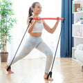 Fitness Bar with Resistance Bands and Exercise Guide Resibar - Sun Studio