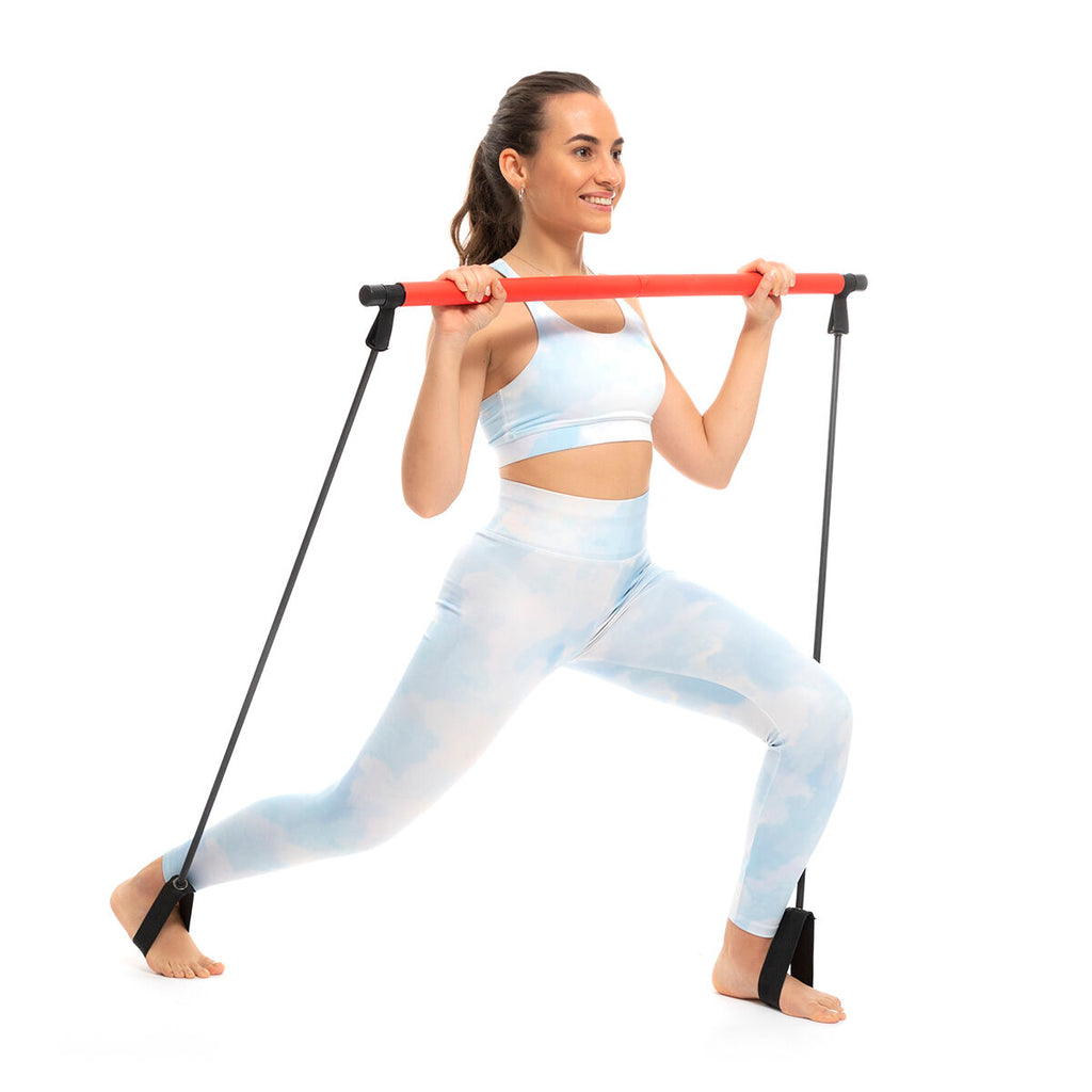 Fitness Bar with Resistance Bands and Exercise Guide Resibar - Sun Studio