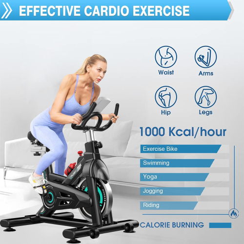 Indoor Stationary Exercise Cycling Training Bike for Home - Sun Studio